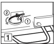 SONY BRAVIA KDL-37EX725 - 6: Uloženie napájacieho kábla/Zviazanie káblov - 6