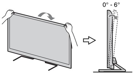 SONY BRAVIA KDL-37EX725 - Réglage de l'angle (Inclinaison) (sauf KDL-46/40/32CX52x) - 3
