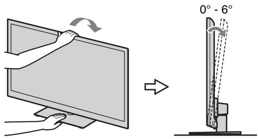 SONY BRAVIA KDL-37EX725 - Kulman säätö (kallistus) (paitsi KDL-46/40/32CX52x) - 2