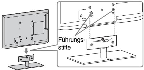 SONY BRAVIA KDL-37EX725 - 1: Befestigen des Tischständers - 1