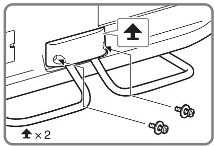 SONY BRAVIA KDL-37EX725 - 1: Fixation du support de table - 5