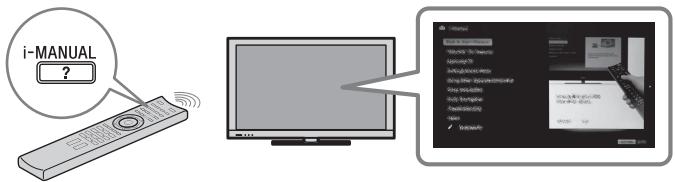 SONY BRAVIA KDL-37EX725 - Dopo aver configurato il televisore BRAVIA e dopo aver appreso le operazioni di base descritte nel presente manuale, consultare il manuale integrato (i-Manual) per una spiegazione più approfondita delle funzionalità del televisore. - 1