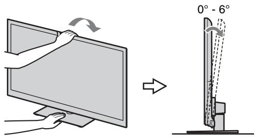 SONY BRAVIA KDL-37EX725 - Winkelanpassung (Neigen) (außer Modell KDL-46/40/32CX52x) - 2