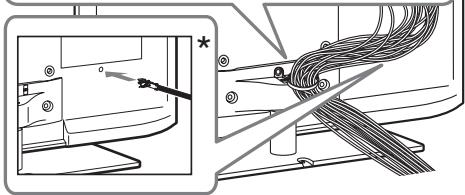 SONY BRAVIA KDL-37EX725 - 6: Uloženie napájacieho kábla/Zviazanie káblov - 10