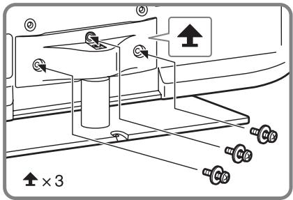 SONY BRAVIA KDL-37EX725 - 1: Fixation du support de table - 4