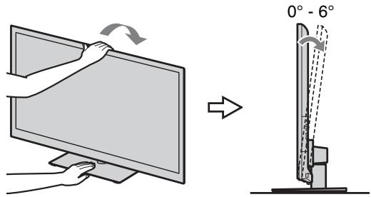 SONY BRAVIA KDL-37EX725 - Vinkeljustering (vipp) (gjelder ikke for KDL-46/40/ 32CX52x) - 1