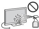 SONY KDL-32R400C - Tratimiento y limpieza de la superficie de la pantalla y la carcasa del televisor - 1