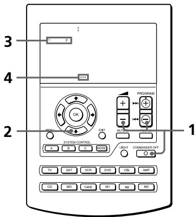 SONY RM-AV2500T - Att ta emot alla data fran en annan fjarrkontroll - 1