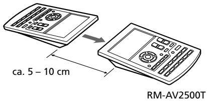 SONY RM-AV2500T - Överörning av data mellan fjärkrontroller (forts.) - 1