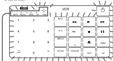 SONY RM-AV2500T - Exempel: Att programmera (uppspelningsstart) signalen for en component till VCR (uppspelningsstart) tangenten pa fjarrkontrollen - 3