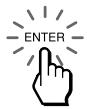 SONY RM-AV2500T - Press the ENTER key. - 1