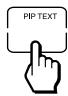 SONY RM-AV2500T - Example: To programme TV channel 123 for the PIP TEXT key - 8