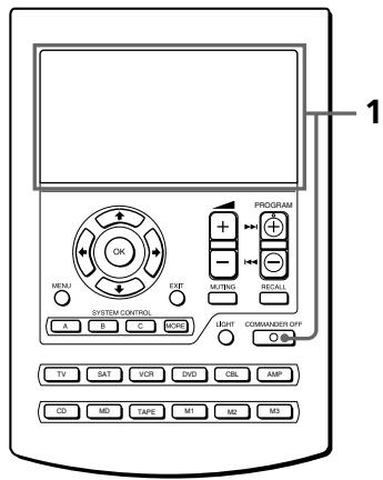 SONY RM-AV2500T - — Hold Function - 1