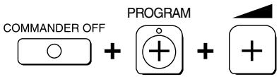 SONY RM-AV2500T - Example: To programme the input select signal of your amplifier to the CD button - 2