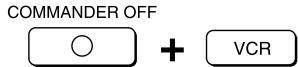 SONY RM-AV2500T - Example: To copy the settings of the CD button to the VCR button - 1