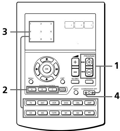 SONY RM-AV2500T - Att äandra intervallet mellan manöversteg - 1