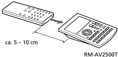 SONY RM-AV2500T - Exempel: Att programmera (uppspelningsstart) signalen for en component till VCR (uppspelningsstart) tangenten pa fjarrkontrollen - 1