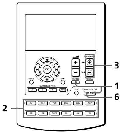 SONY RM-AV2500T - Innan sökningen pabörjas - 1
