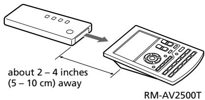 SONY RM-AV2500T - Example: To store the On/Off signal of an air-conditioner to the SYSTEM CONTROL B button - 1