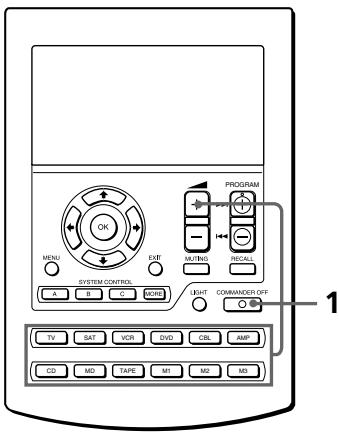 SONY RM-AV2500T - OBS! - 1