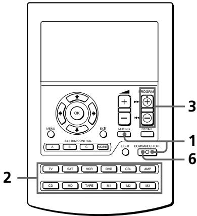 SONY RM-AV2500T - Before starting the Search function - 1
