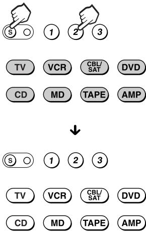 SONY RM-VL900 - Para borrar comandos programados - 1