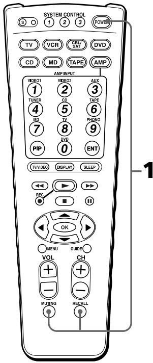 SONY RM-VL900 - - Función de retencion - 1