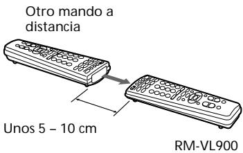SONY RM-VL900 - Para transferir todos los datos del mando a distancia - 1