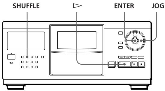 SONY CDP-CX250 - Slumpmässig spelning (Shuffle Play) - 1