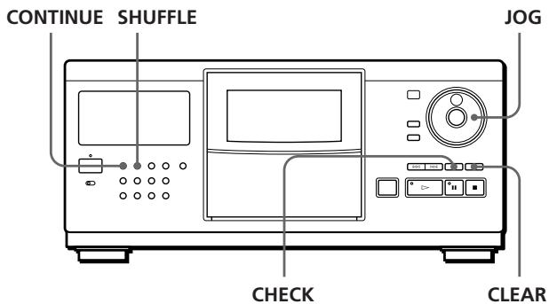 SONY CDP-CX250 - Mémorisation de plages spécifiques (bloc de suppression) - 1