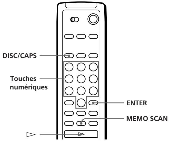SONY CDP-CX250 - Localisation d'un disque déterminé - 2
