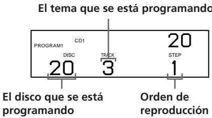 SONY CDP-CX250 - Creación de programas (reproducción de programas) - 4