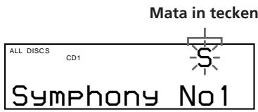 SONY CDP-CX250 - Hitta en skiva genom att söka efter en viss skivtitel (Memo Search) - 1