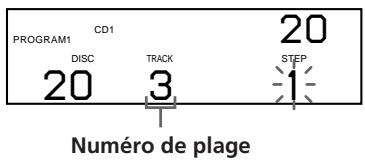 SONY CDP-CX250 - Création d'un programme sur le lecteur - 3