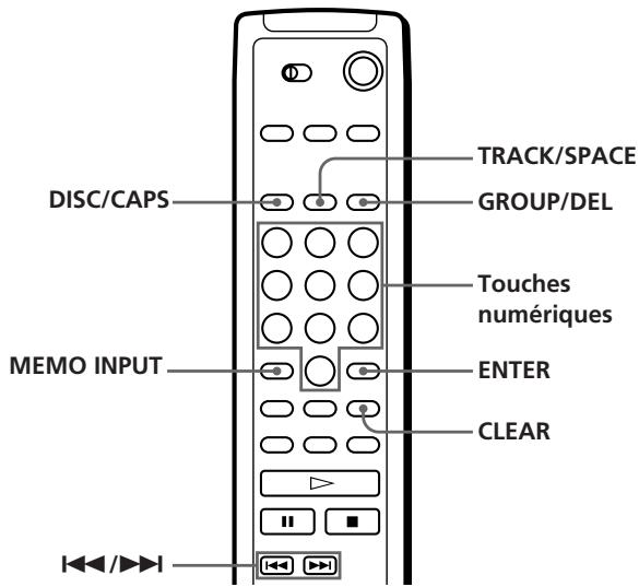 SONY CDP-CX250 - Identification de disques à l'aide de la télécommande - 1