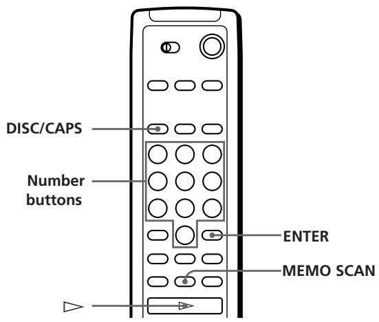 SONY CDP-CX250 - To play disc highlights - 2