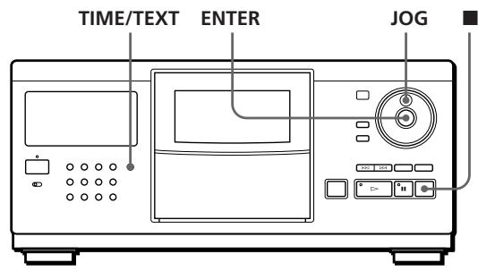 SONY CDP-CX250 - Uso del visor - 1