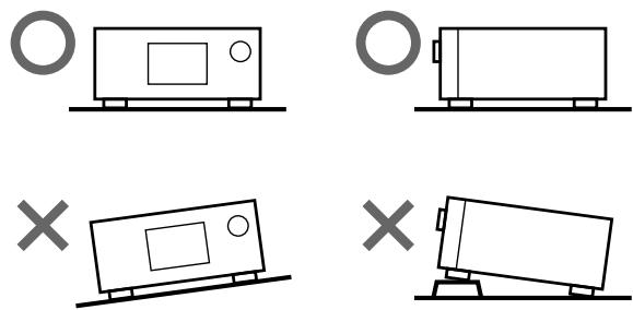 SONY CDP-CX250 - Remarque sur l'installation - 1