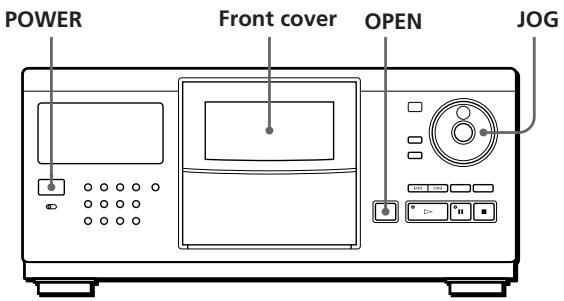 SONY CDP-CX250 - Inserting CDs - 1