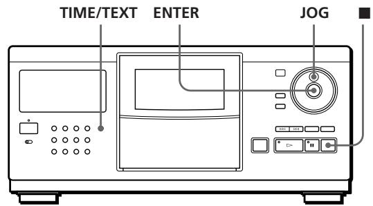 SONY CDP-CX250 - Teckenfönstret - 1