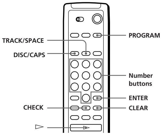 SONY CDP-CX250 - The programs remain until you erase them - 2