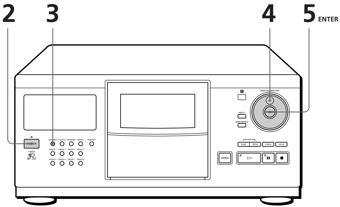 SONY CDP-CX250 - Playing a CD - 1
