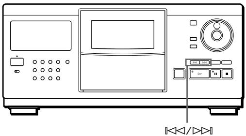 SONY CDP-CX250 - Hitta ett bestämt spår eller bestämd punkt i ett spår - 1