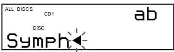SONY CDP-CX250 - To correct the character which has been input - 2
