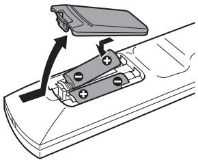 SONY DVP-LS785V - Step 2: Inserting Batteries Into the Remote - 1