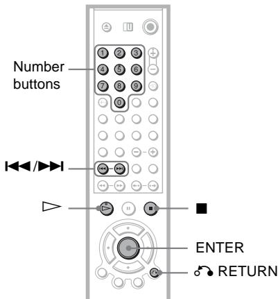 SONY DVP-LS785V - Playing VIDEO CDs With PBC Functions (PBC Playback) - 1