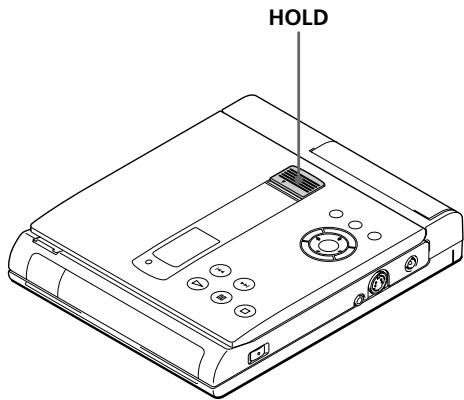 SONY PBD-V30 - Preventing accidental pressing of the buttons - 1
