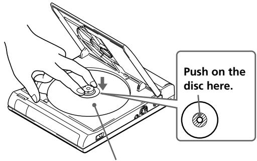 SONY PBD-V30 - Insert a DVD VIDEO disc. - 1