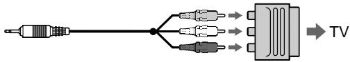 SONY PBD-V30 - If your TV has a EURO AV (SCART) connector - 1