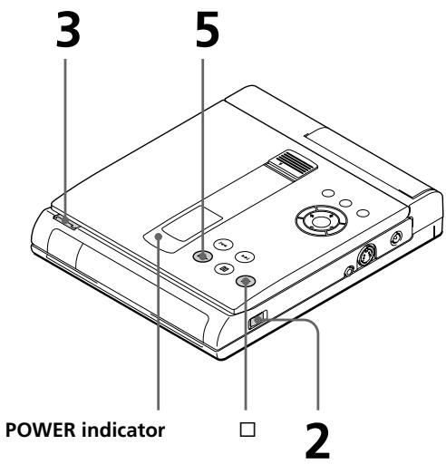 SONY PBD-V30 - When using the battery pack - 1